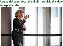 Lingua dei segni Locatelli: al via il servizio di video-interpretariato